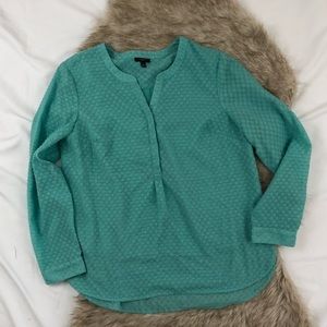 Talbots Green Top Size Large Petite